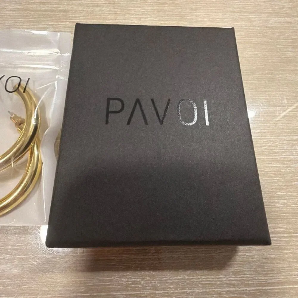 Gold Hoops Earrings